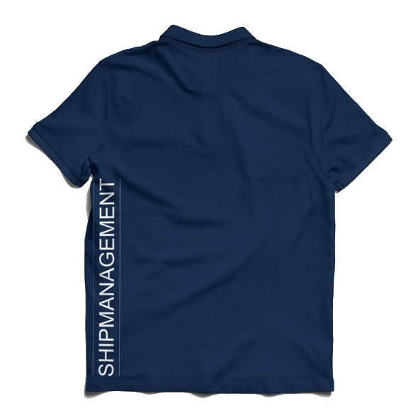 Picture of Basic Polo Shirt with Trim Vertical Logo - CSM