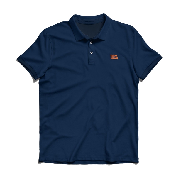 Picture of Ladies Basic Polo Shirt - Navy Blue 