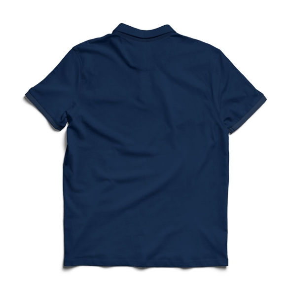 Picture of Basic Polo Shirt with Trim Diagonal Logo - CSM