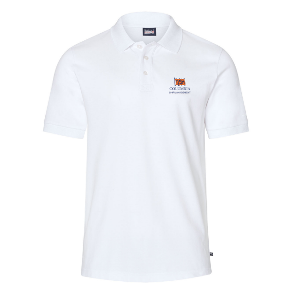 Picture of Marine Pool Crew Premium Polo 2 White - CSM