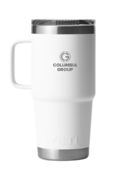 Picture of YETI RAMBLER 20oz TRAVELMUG WHITE