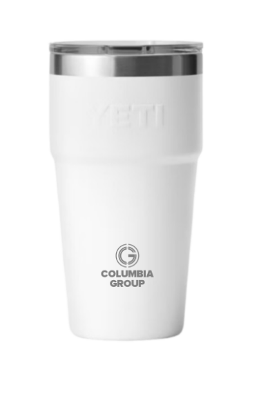 Picture of YETI RAMBLER 20oz STK WHITE