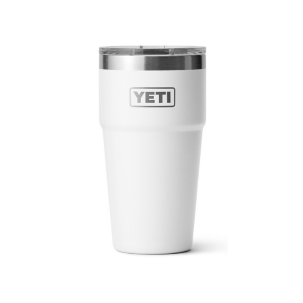 Picture of YETI RAMBLER 20oz STK WHITE