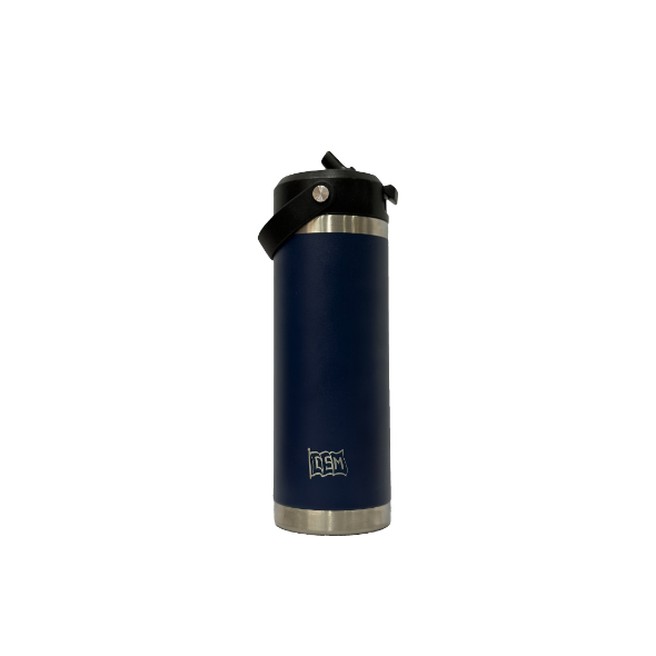 Picture of INSULATED WATER BOTTLE WITH STRAW NAVY - CSM