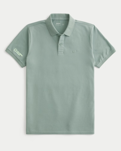 Picture of HOLLISTER POLO SHIRT GREEN - CG