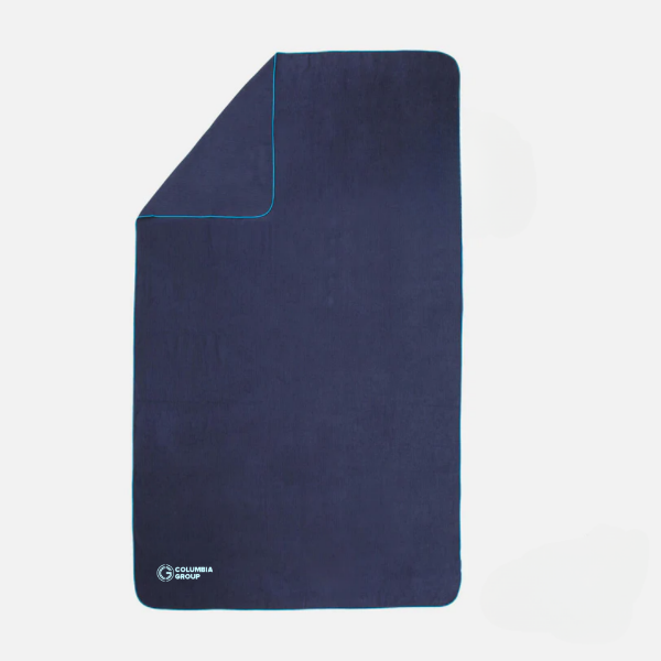 Picture of Microfibre Striped Beach Towel Navy - CG