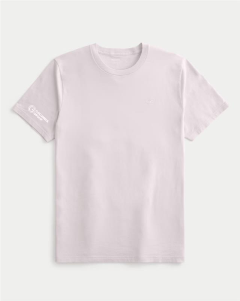 Picture of Hollister Crew Neck T-Shirt Pink - CG