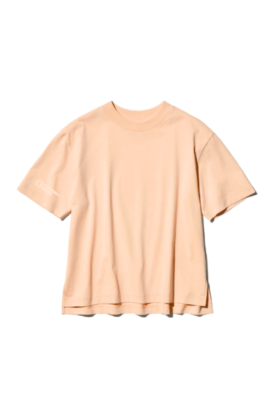 Picture of UNIQLO AIRISM COTTON T-SHIRT LIGHT ORANGE - CG